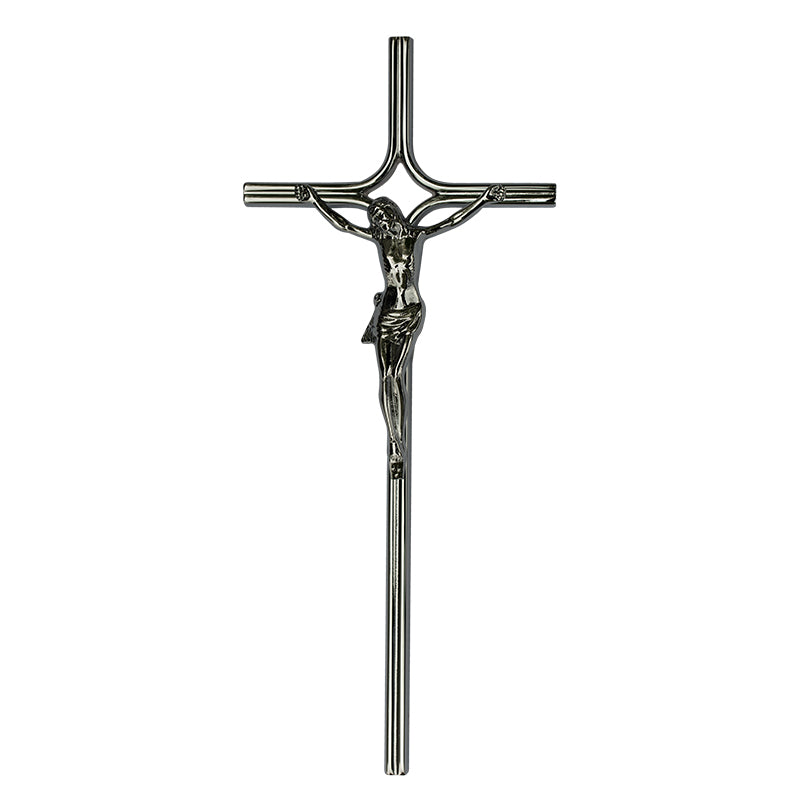 Kreuz Messing verchromt (40 cm)