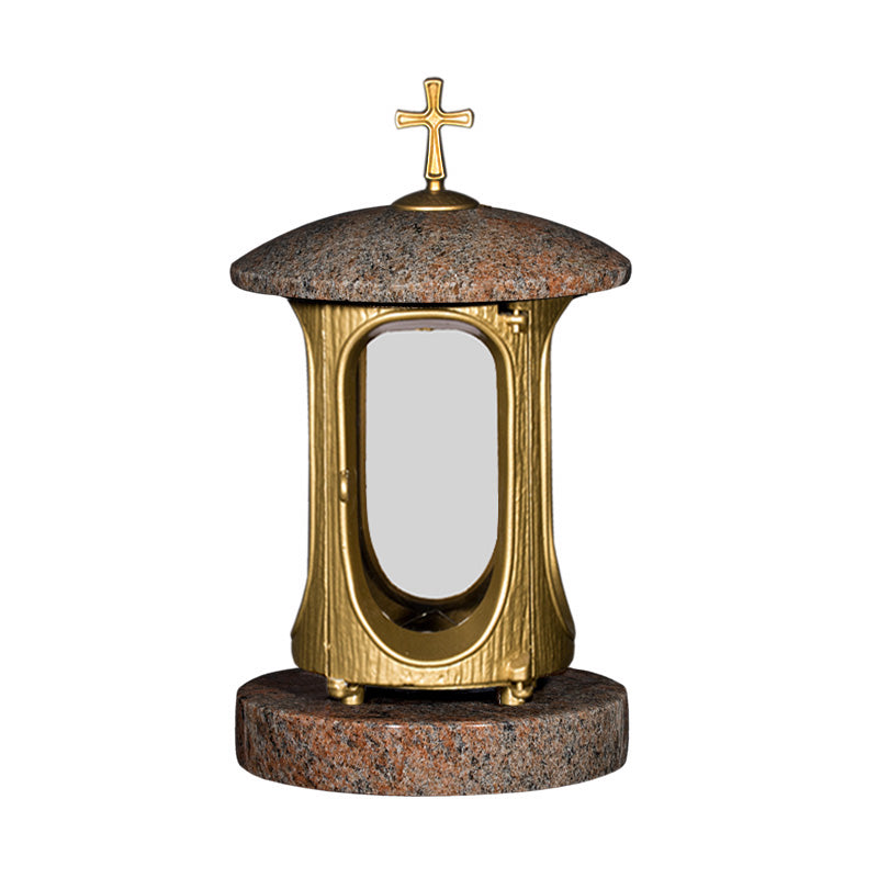 Grablaterne aus Granit Barock II – Multicolor