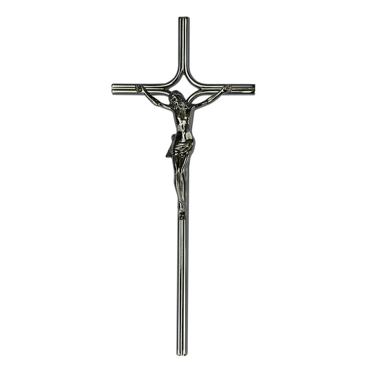 Kreuz Messing verchromt (40 cm)