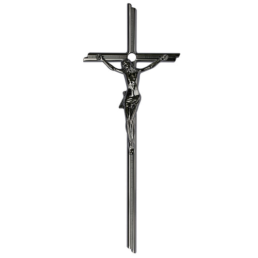 Kreuz Messing verchromt (40 cm) Klassisch