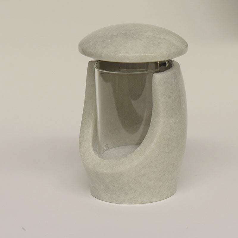 Urnen Grablaterne Marmor Handarbeit, 18cm