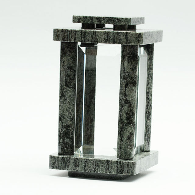 Grablampe Zeitlos aus Granit