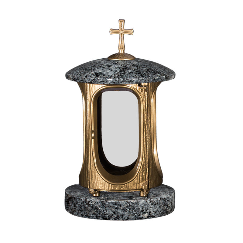 Grablaterne aus Granit Barock II – Azul Noche