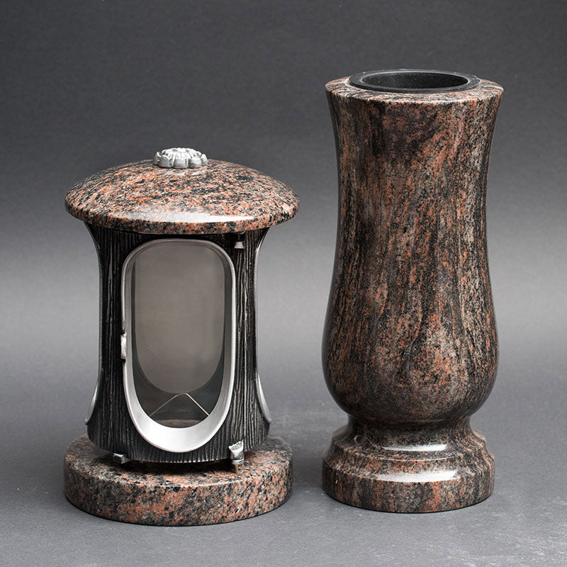 Laterne Vase Granit – Aurora