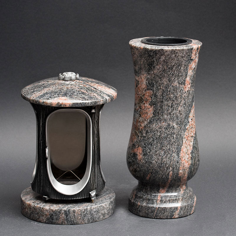 Laterne Vase Granit – Himalaya