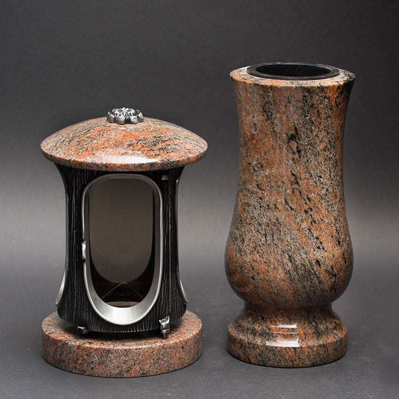 Laterne Vase Granit – Multicolor