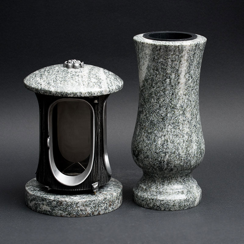 Laterne Vase Granit – Verde Bahia