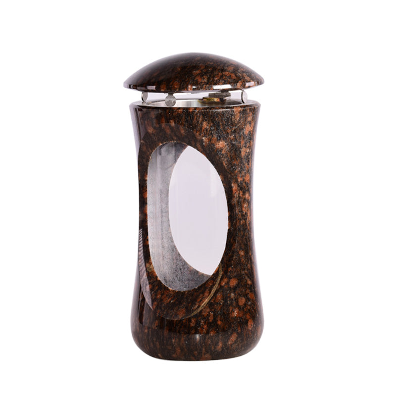 Grablampe aus Granit Elegance – Ruby Star