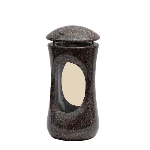 Grablampe aus Granit Elegance – Lila Gerais