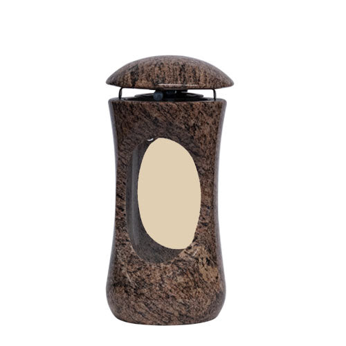 Grablampe aus Granit Elegance – Brazil Gold