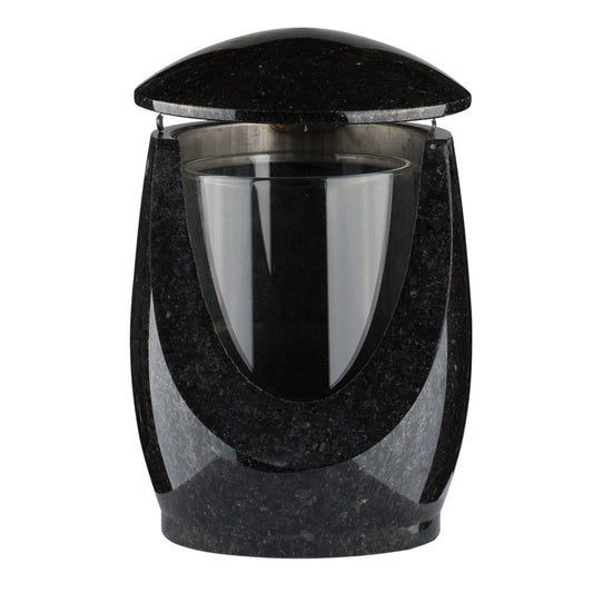 Grablampe Aura aus Granit – Star Galaxy