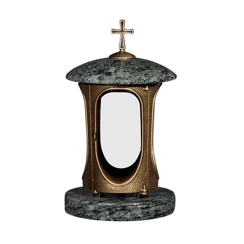 Grablaterne Messing – Olive Green