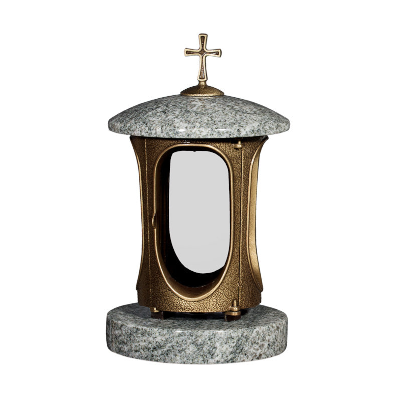 Grablaterne aus Granit Messing – Verde Marina