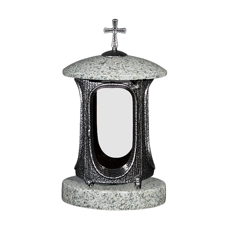 Grablaterne aus Granit Barock – Kuru Grey