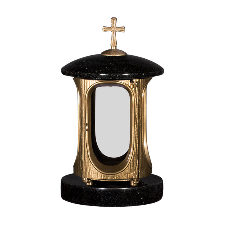 Grablaterne aus Granit Barock II – Schwedisch Black