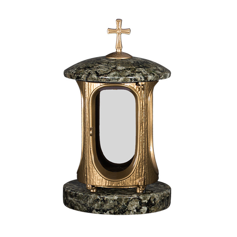 Grablaterne aus Granit Barock II – Baltic Green