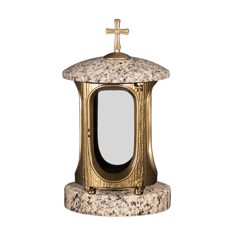 Grablaterne aus Granit Barock II – Brazil Gold