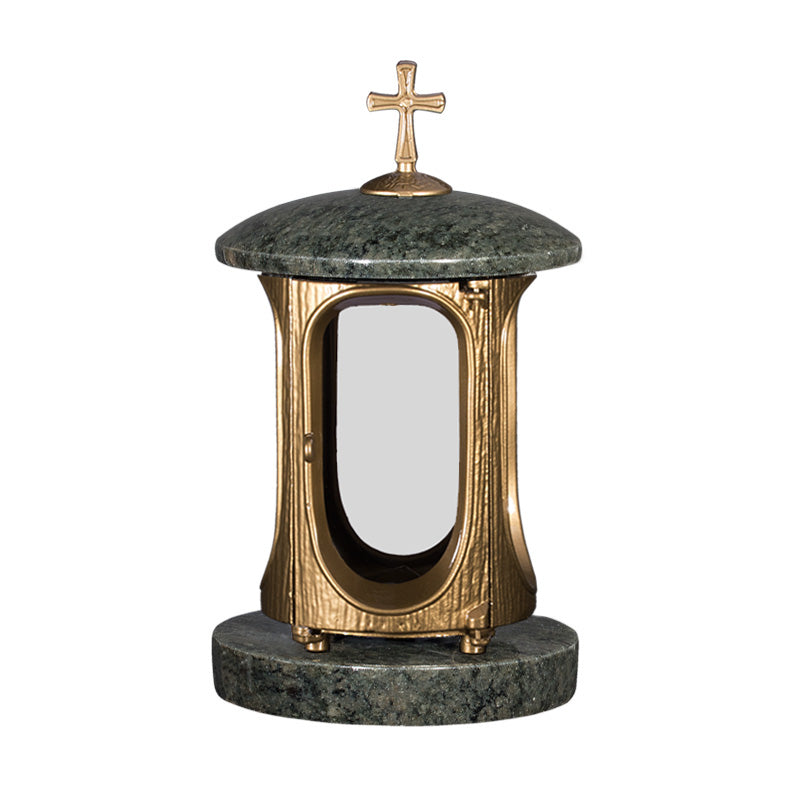 Grablaterne aus Granit Barock II – Verde Bahia