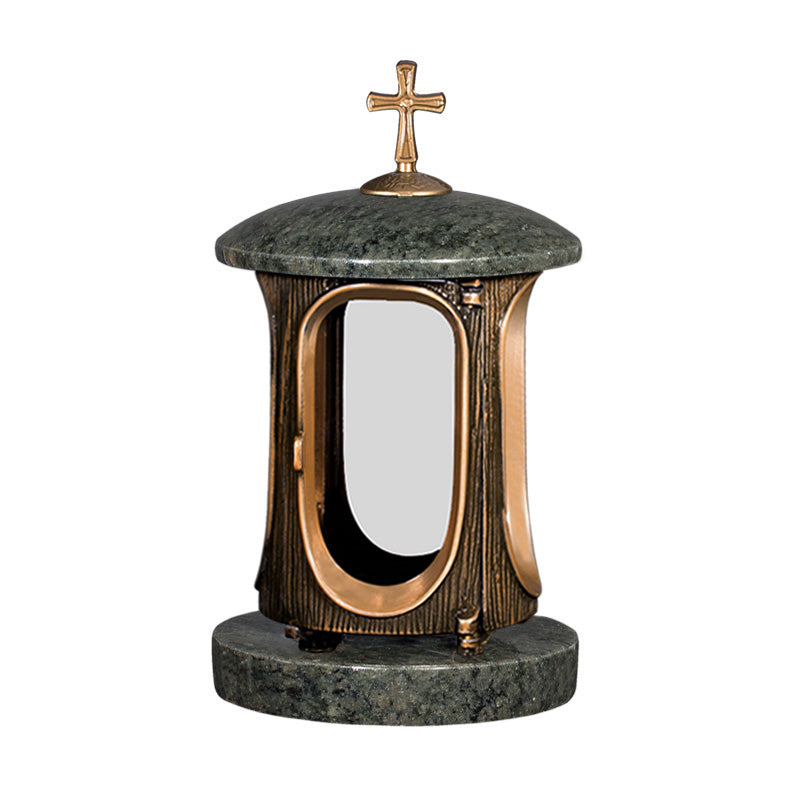 Grablaterne aus Granit Gold – Verde Bahia