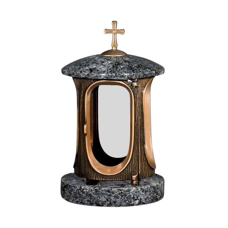 Grablaterne aus Granit Gold – Steel Grey